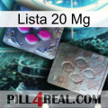 Lista 20 Mg 38